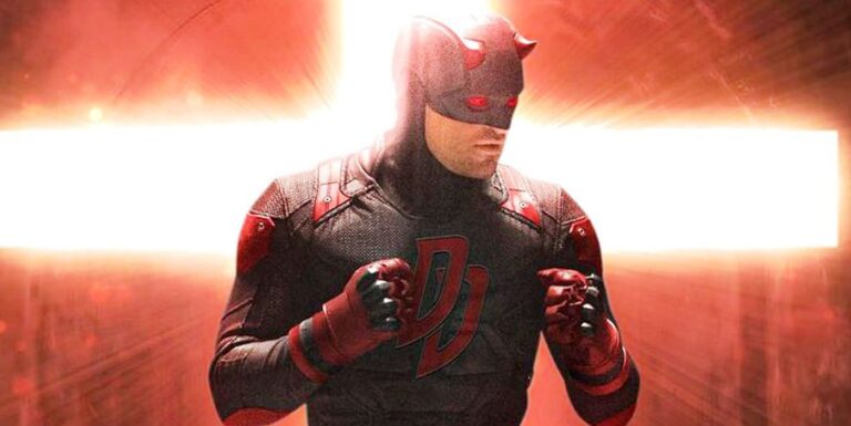 Daredevil Fan Art Images Charlie Cox dans un superbe costume rouge et noir pour Born Again